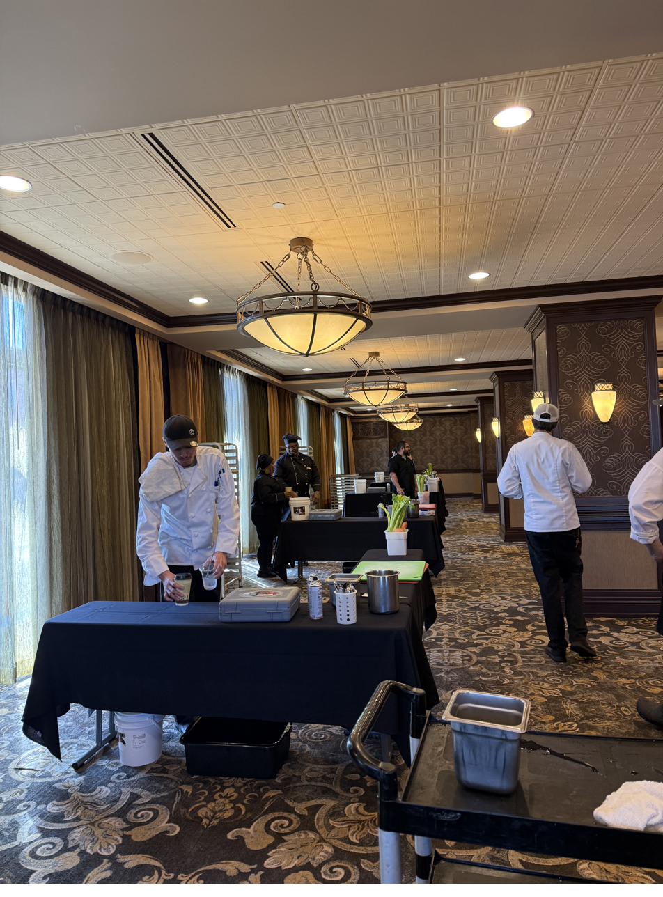 Culinary Olympics competition floor